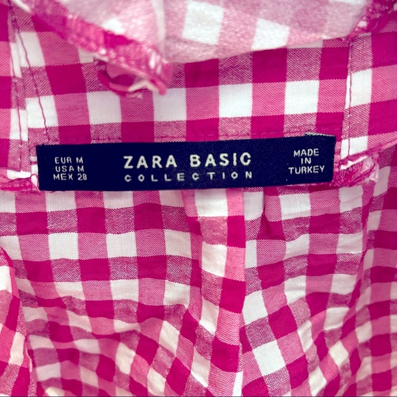 Zara Basic Ruffled Bell Sleeve Top - Picture 3 of 3